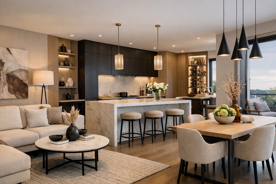 Renovación de interiores de lujo